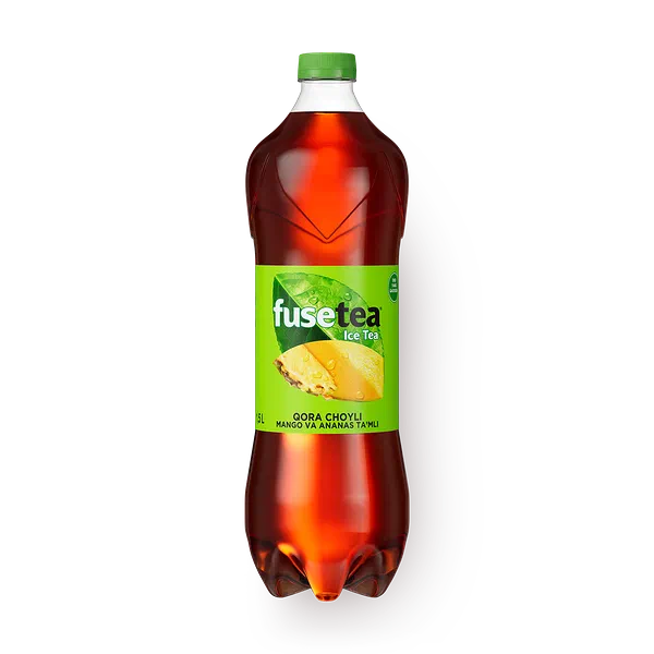 Чай холодный чёрный Fuse Tea манго и ананас