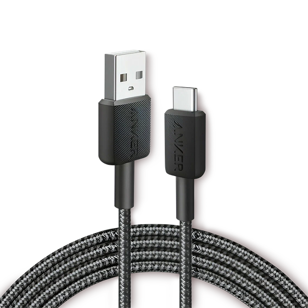 Кабель Anker Power Line 322 USB-A-USB-C 1.8 м чёрный