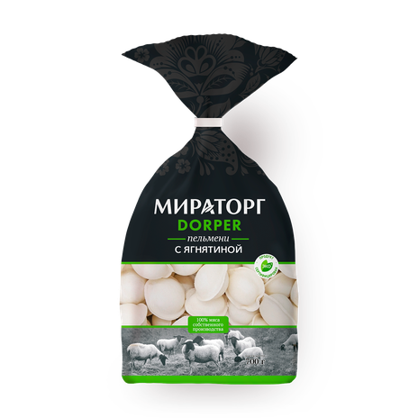 Пельмени с ягнятиной «Мираторг»