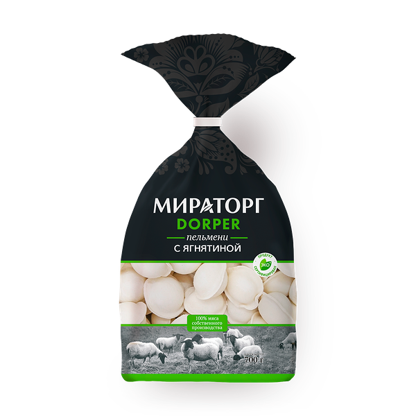 Пельмени с ягнятиной «Мираторг»