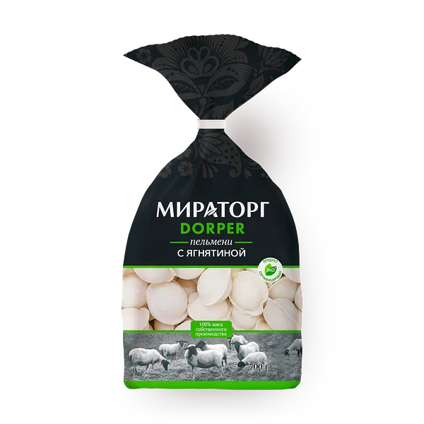 Пельмени с ягнятиной «Мираторг»