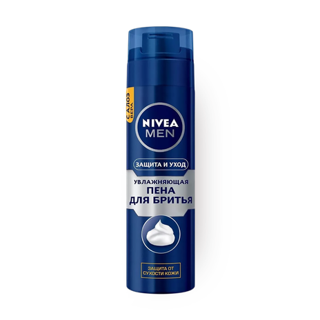 Пена для бритья Nivea Men Увлажняющая защита и уход