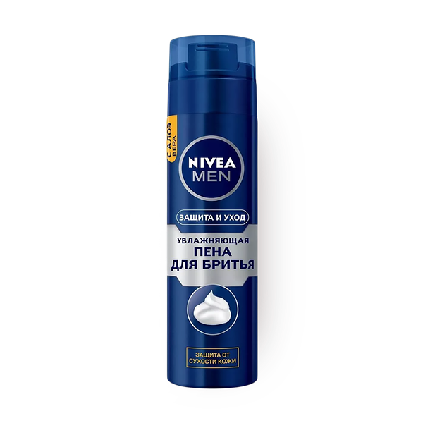 Пена для бритья Nivea Men Увлажняющая защита и уход
