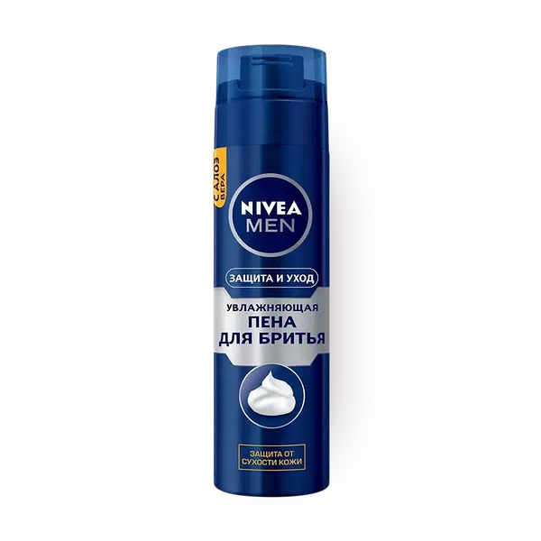 Пена для бритья Nivea Men Увлажняющая защита и уход
