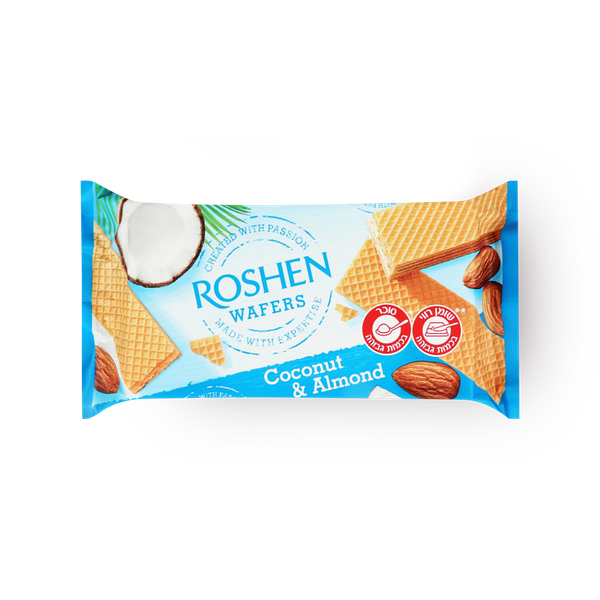 Waffle with coconut and almond flavor Roshen
