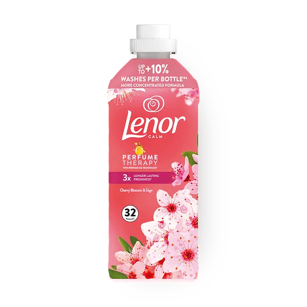 Кондиционер для белья концентрированный Lenor Цветение вишни и шалфей