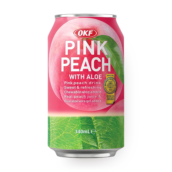 Напиток сокосодержащий Pink Peach OKF с алоэ
