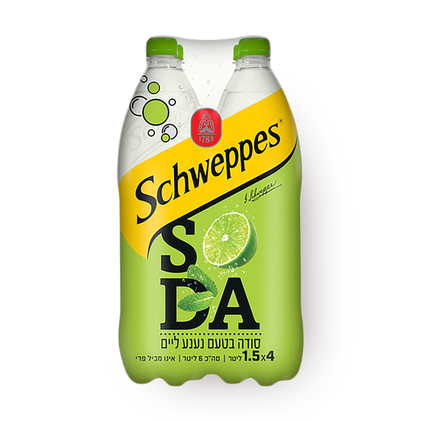 Schweppes Soda mint lime Pack