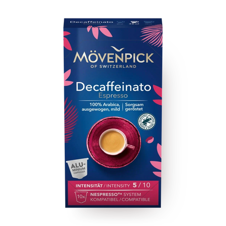 Кофе в капсулах Decaffeinato Espresso Movenpick
