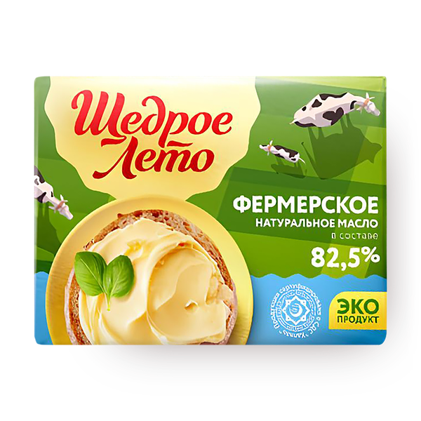 Спред растительно-жировой 82,5% «Щедрое лето» фермерское