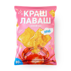 Чипсы из лаваша «Краш Лаваш» с крабом — купить по цене 53 ₽ с доставкой ...