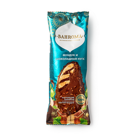 Мороженое Bahroma фундучно-шоколадная нуга