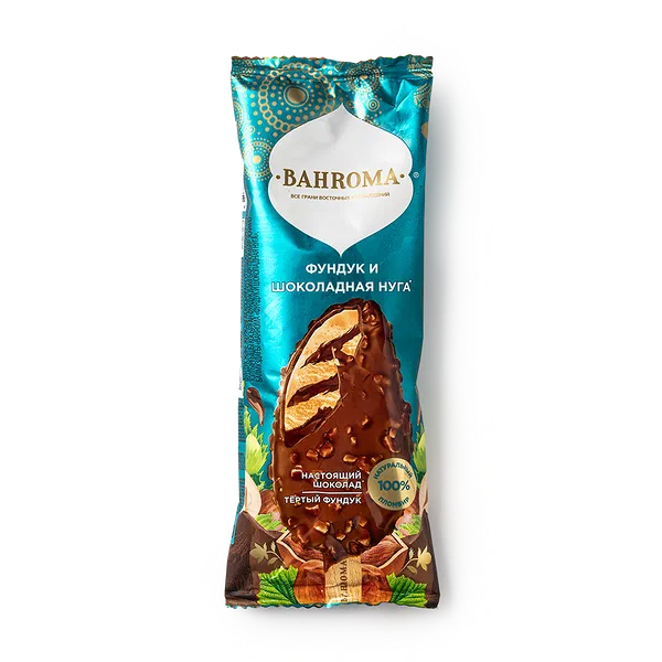 Мороженое Bahroma фундучно-шоколадная нуга