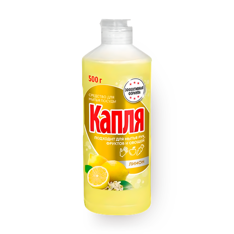 Средство для мытья посуды «Капля» лимон