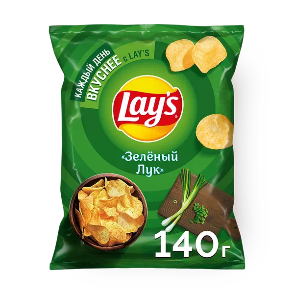 Чипсы Lay's Молодой зелёный лук