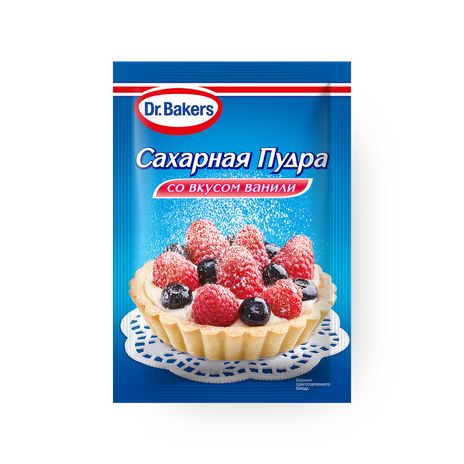 Пудра сахарная Dr.Bakers со вкусом ванили