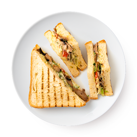 Сэндвич с шампиньонами «Из Лавки»