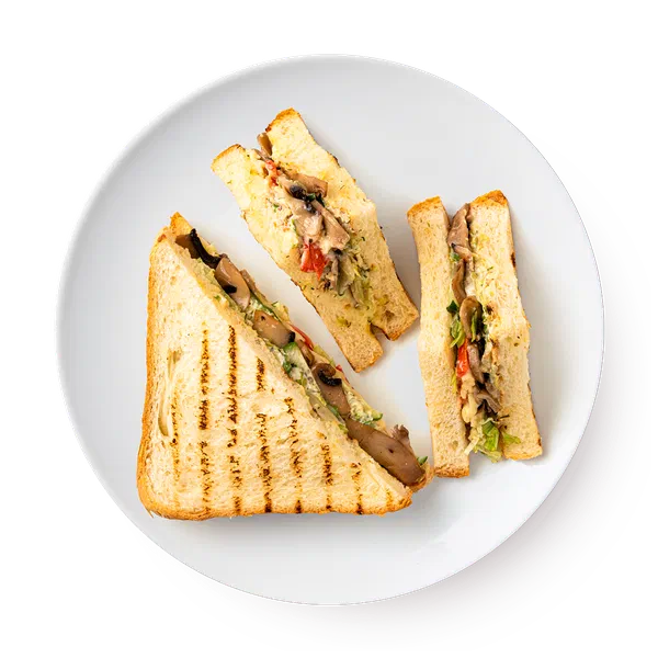 Сэндвич с шампиньонами «Из Лавки»