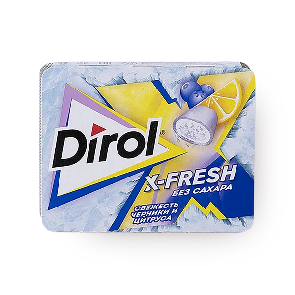 Жевательная резинка Dirol X-Fresh черника-цитрус