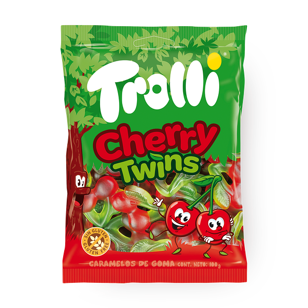 Мармелад Trolli Cherry Twins Вишнёв.парочка