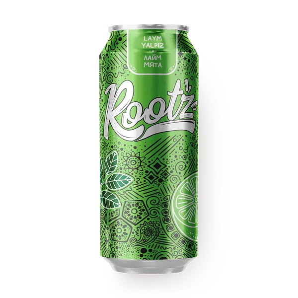 Напиток Rootz лайм-мята газированный