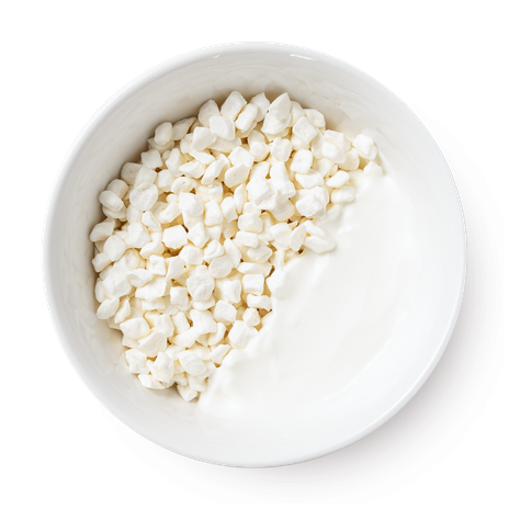 Творог зернёный со сметаной