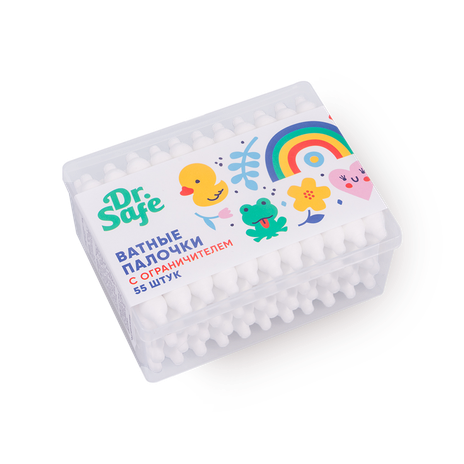 Ватные палочки Dr.Safe с ограничителем