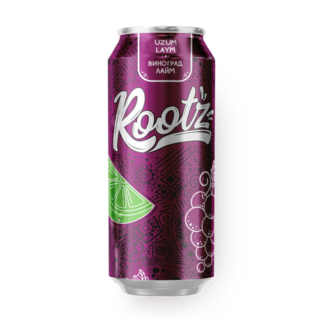 Напиток Rootz виноград-лайм газированный