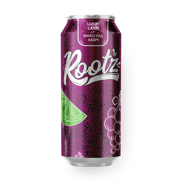 Напиток Rootz виноград-лайм газированный