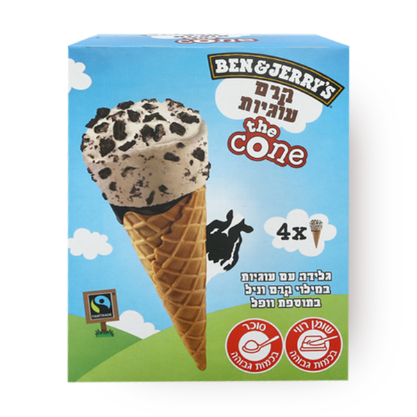 Ben&Jerry Cream cookies  ice cream cone Pack