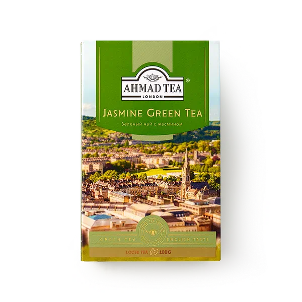 Чай зелёный Jasmin Green Ahmad Tea с жасмином листовой