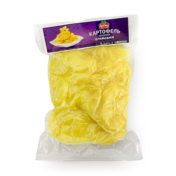 Картофель для чипсов Spring нарезанный свежий