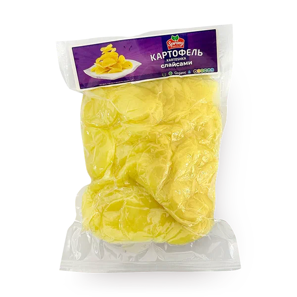 Картофель для чипсов Spring нарезанный свежий