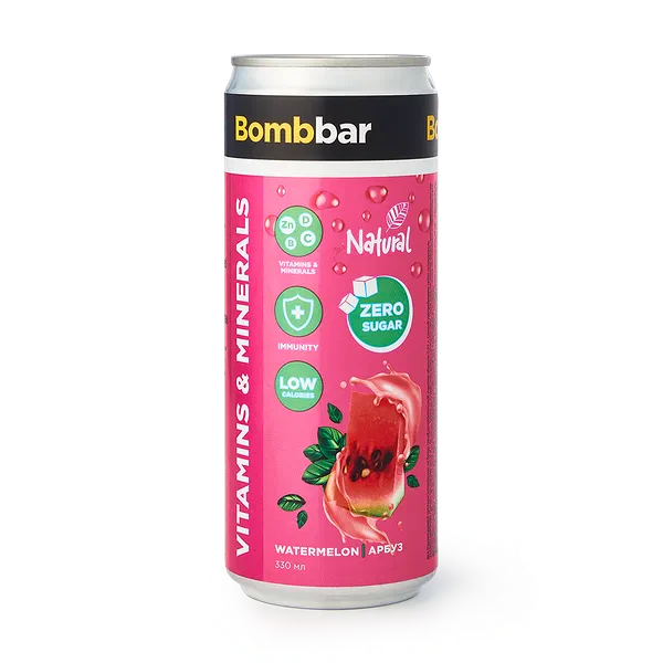 Лимонад витаминизированный Bombbar арбуз без сахара