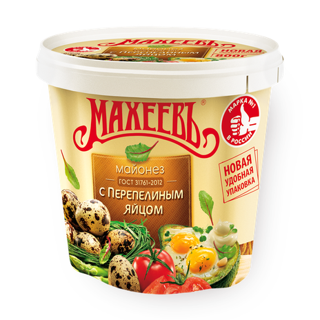 Майонез на перепелиных яйцах «Махеевъ» 50,5%