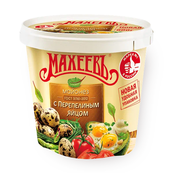 Майонез на перепелиных яйцах «Махеевъ» 50,5%