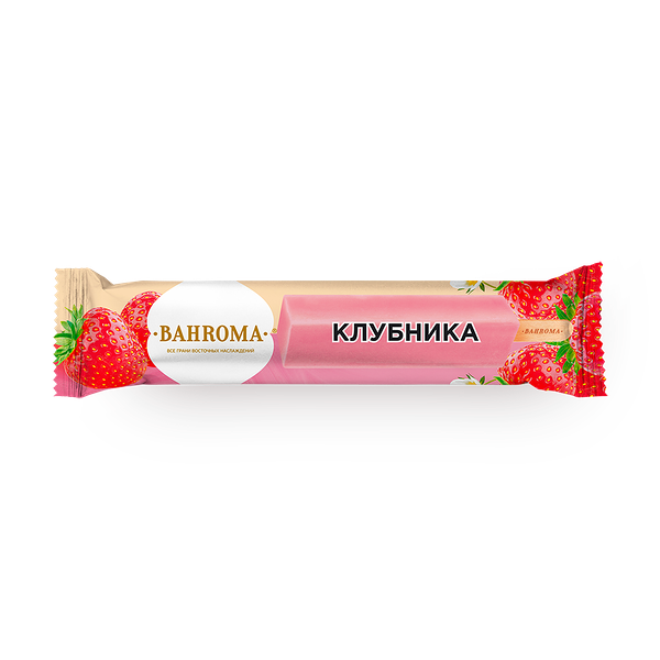Лёд молочный «Bahroma» клубника