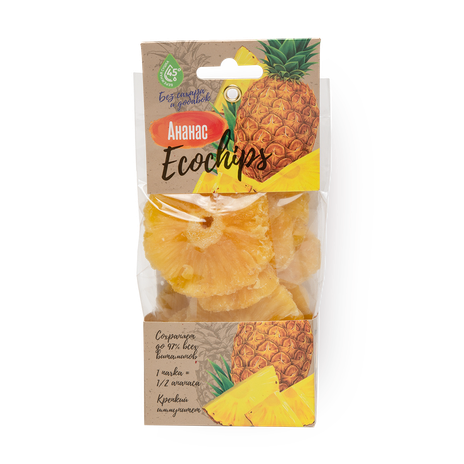 Ананас сушёный Biorganic Ecochips