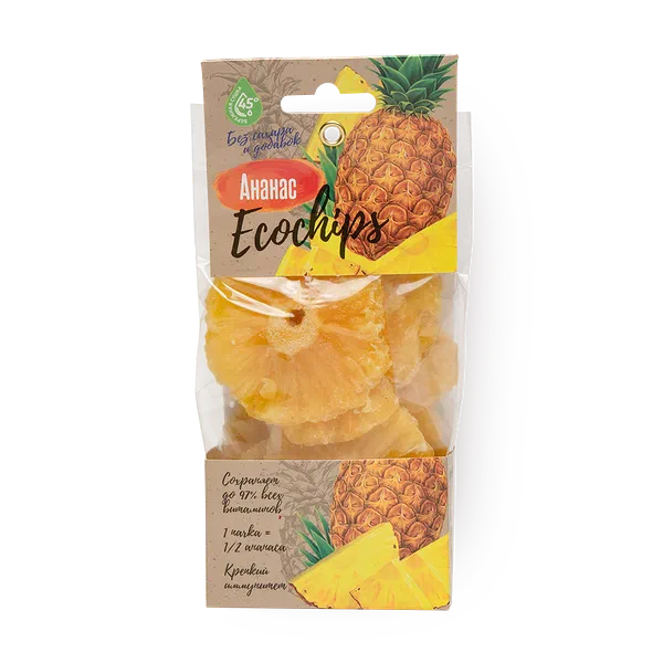 Ананас сушёный Biorganic Ecochips