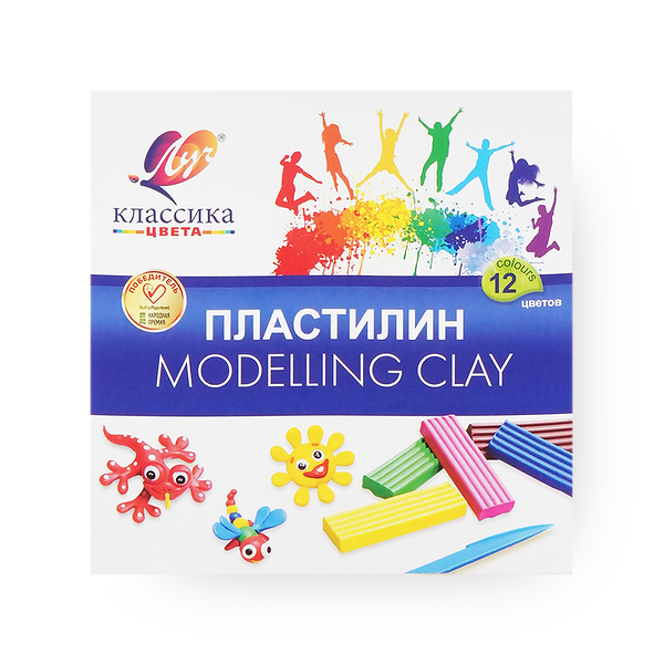 Пластилин «Луч» 12 цветов