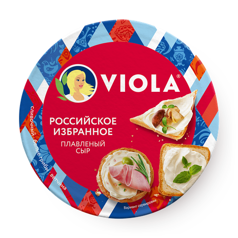 Сыр плавленый Viola Российское избранное 45%
