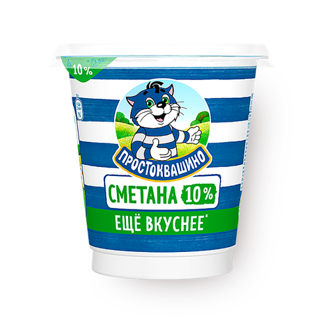 Сметана 10% «Простоквашино»