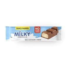 Батончик шоколадный Milky Snaq Fabriq cо сливочной начинкой без сахара ...