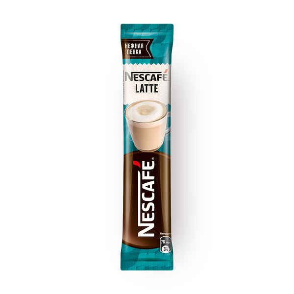 Кофейный напиток растворимый 3в1 Nescafe Latte порционный