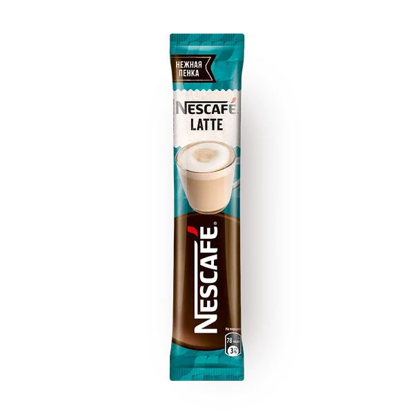 Кофейный напиток растворимый 3в1 Nescafe Latte порционный