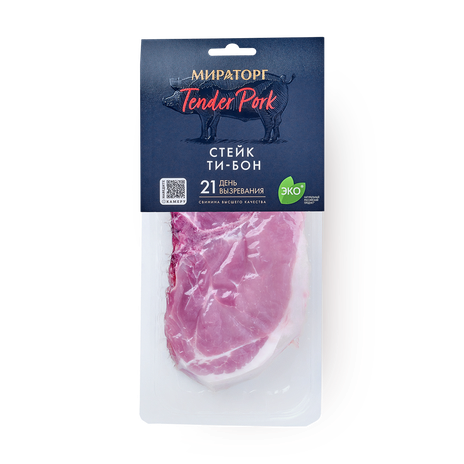 Стейк Ти-бон из свинины «Мираторг» Tender Pork 21 день вызревания