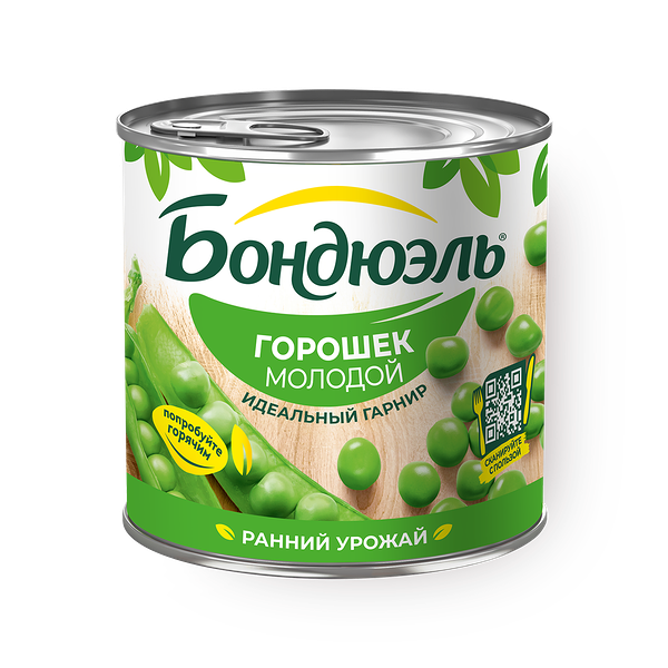 Горошек зелёный молодой Bonduelle