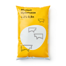 Молоко 3,2% «Ирбитское» пастеризованное, 900 мл — купить с доставкой из ...