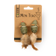 Игрушка для кошек Mon Tero EcoToys Мышь с кошачьей мятой зелёная 5 см
