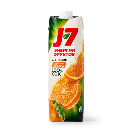 Сок Апельсин J-7 Энергия фруктов с мякотью